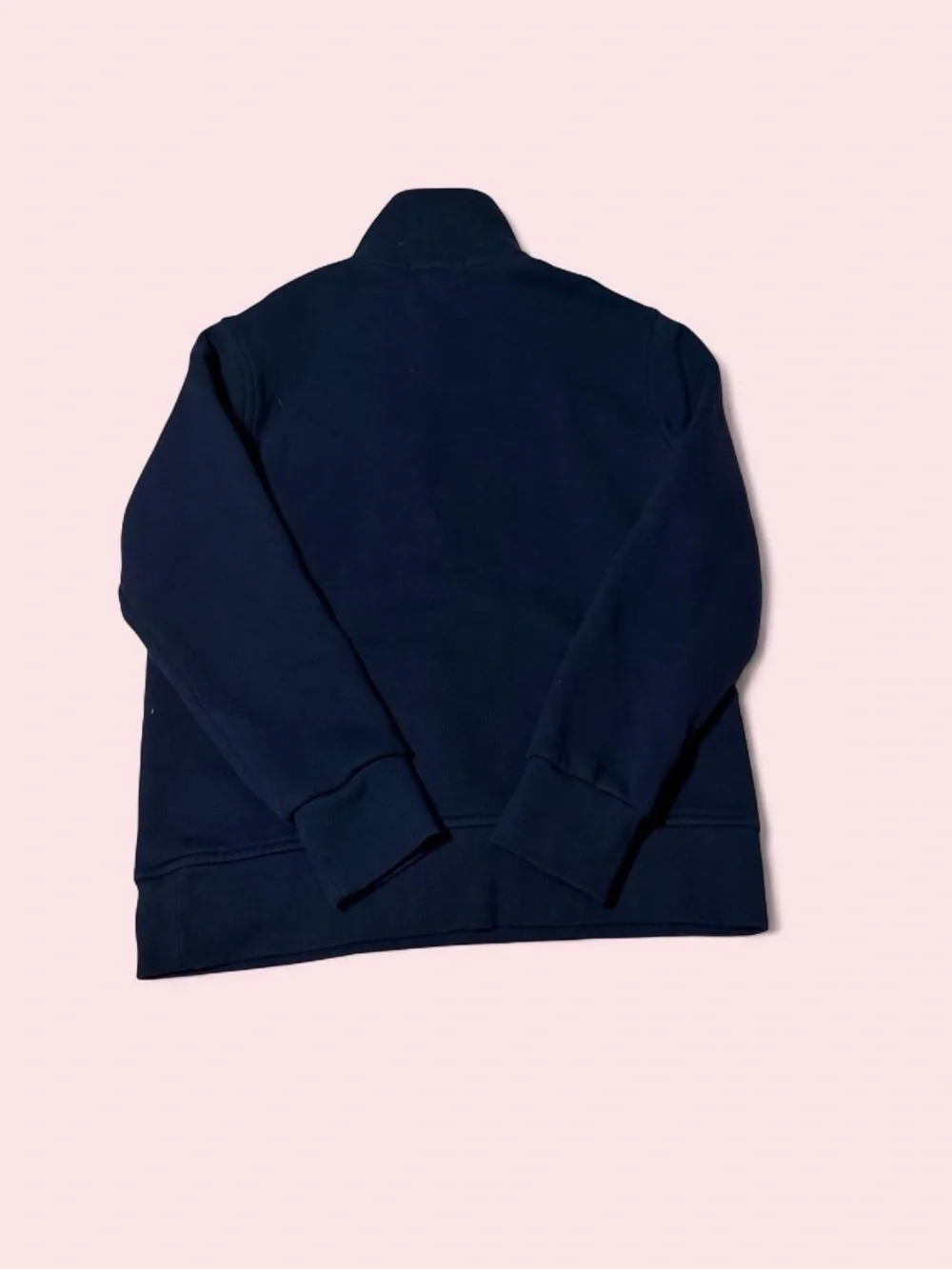 Polo by Ralph Lauren Navy Quarter-Zip Sweatshirt with Pony Logo
